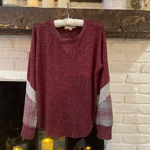 Burgundy ultra soft sweater
